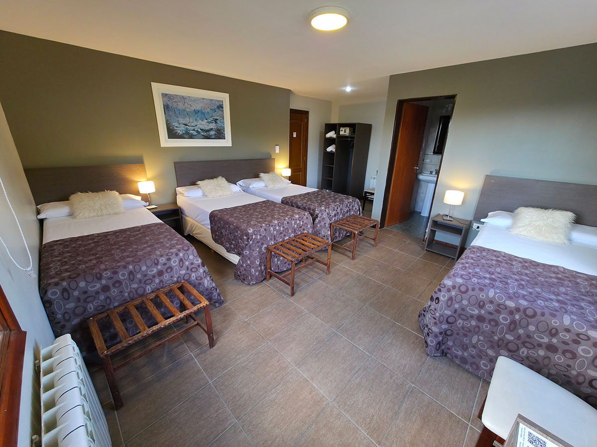 HABITACIÓN CUÁDRUPLE — Hostería Puerto San Julián